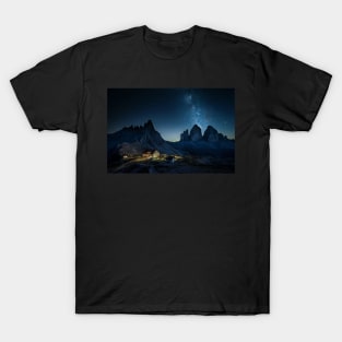 Dolomites - Milky Way T-Shirt